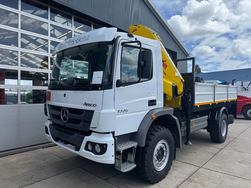 Mercedes-Benz Atego Atego 1725 4x4 Flatbed with Hyva HB120 Crane - משאית מנוף: תמונה 3 Mercedes-Benz Atego Atego 1725 4x4 Flatbed with Hyva HB120 Crane - משאית מנוף: תמונה 3