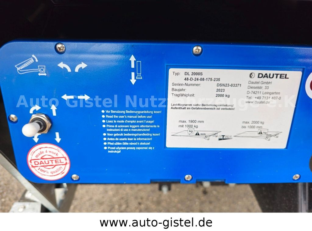 הַחכָּרָה MAN TGL 12.250 4x2 BL *Pritsche/Plane Dautel DL2000S  MAN TGL 12.250 4x2 BL *Pritsche/Plane Dautel DL2000S: תמונה 10