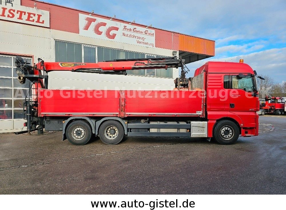 MAN TGX 26.540 6x2LL - משאית צד נופל/ שטוחה, משאית מנוף: תמונה 2 MAN TGX 26.540 6x2LL - משאית צד נופל/ שטוחה, משאית מנוף: תמונה 2