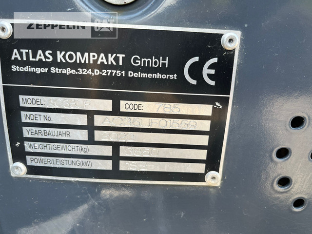 מיני מחפר Atlas(Weyhausen) AC35UF: תמונה 10