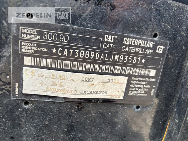 Cat 300.9D - מיני מחפר: תמונה 5 Cat 300.9D - מיני מחפר: תמונה 5