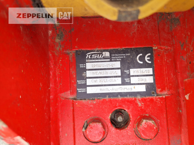 מיני מחפר Cat 301.6-05A: תמונה 9