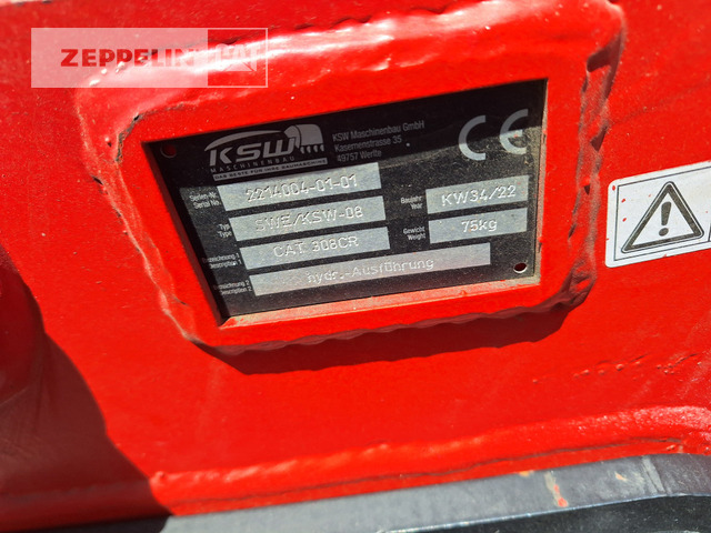 מיני מחפר Cat 308-06A: תמונה 9