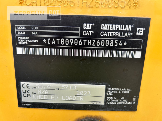 Cat 906-14 - מעמיס גלגלים: תמונה 5 Cat 906-14 - מעמיס גלגלים: תמונה 5