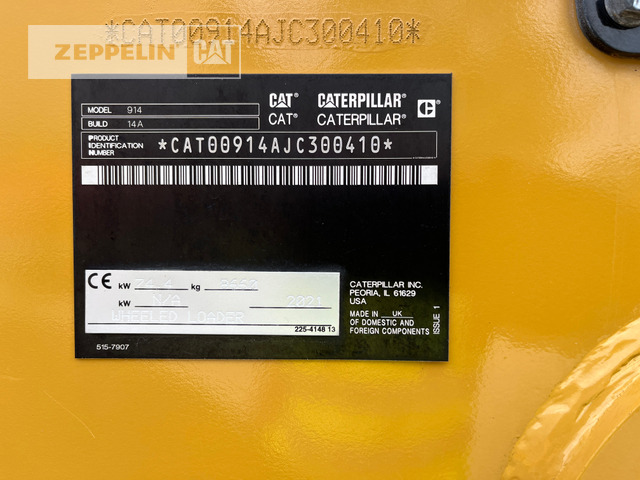 Cat 914-14A - מעמיס גלגלים: תמונה 2 Cat 914-14A - מעמיס גלגלים: תמונה 2