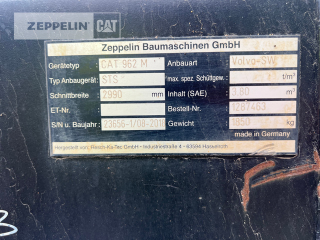מעמיס גלגלים Cat 962M: תמונה 10