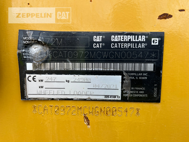 Cat 972M - מעמיס גלגלים: תמונה 2 Cat 972M - מעמיס גלגלים: תמונה 2