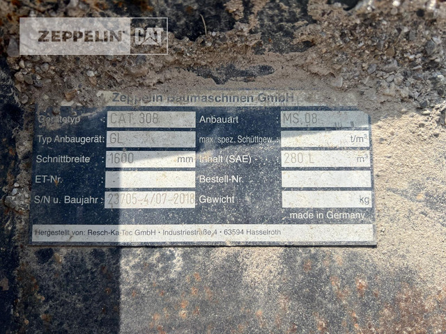 HENLE GL1600mm MS08 - דלי מחפר: תמונה 3 HENLE GL1600mm MS08 - דלי מחפר: תמונה 3