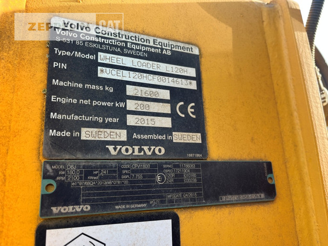 Volvo L120H - מעמיס גלגלים: תמונה 2 Volvo L120H - מעמיס גלגלים: תמונה 2
