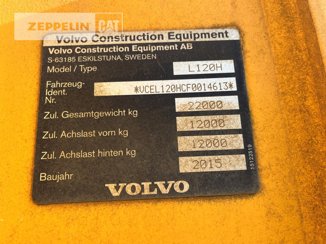 Volvo L120H - מעמיס גלגלים: תמונה 3 Volvo L120H - מעמיס גלגלים: תמונה 3
