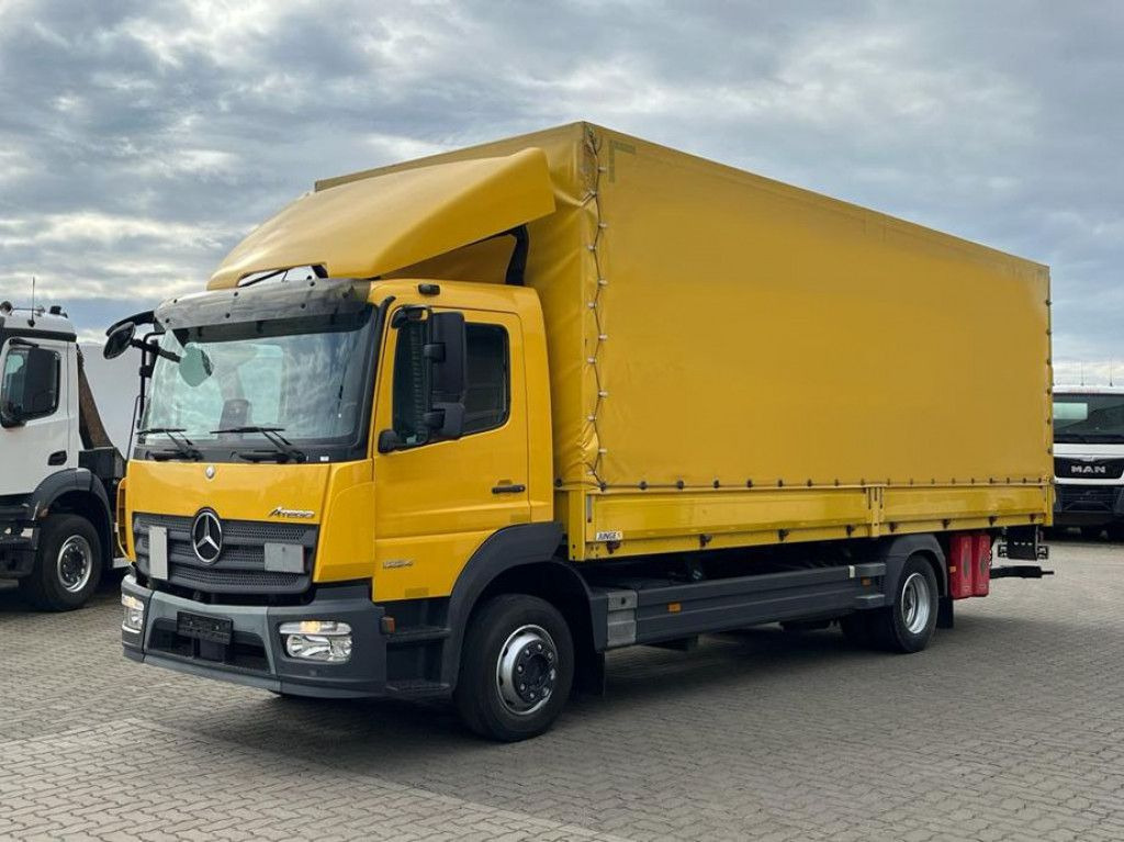 Mercedes-Benz Atego 1224 L Pritsche LBW - משאית וילונות צד: תמונה 1 Mercedes-Benz Atego 1224 L Pritsche LBW - משאית וילונות צד: תמונה 1
