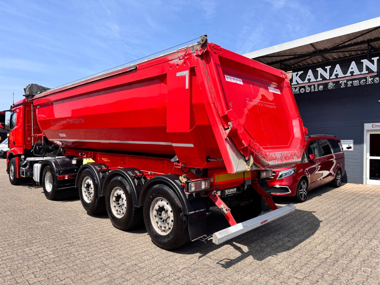 Kempf SKM 35/3 Alu Mulde ca.28m³ el. Verdeck 5.020Kg - סמיטריילר עם מזהיר: תמונה 2 Kempf SKM 35/3 Alu Mulde ca.28m³ el. Verdeck 5.020Kg - סמיטריילר עם מזהיר: תמונה 2
