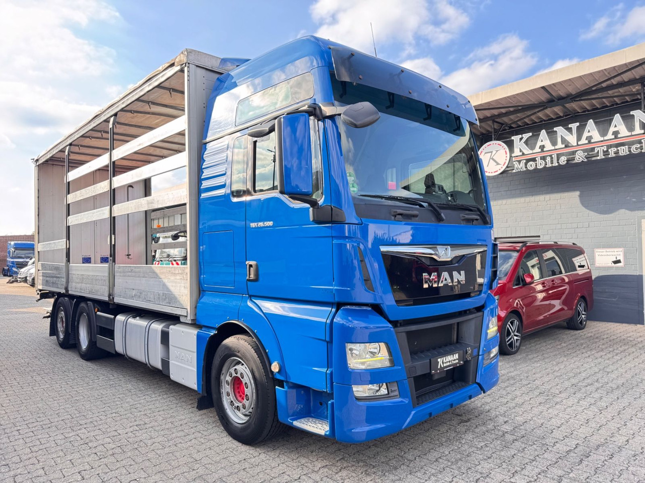 MAN 26.500 TGX+Anh LBW Euro6 Lift/Lenkachse - משאית וילונות צד: תמונה 1 MAN 26.500 TGX+Anh LBW Euro6 Lift/Lenkachse - משאית וילונות צד: תמונה 1