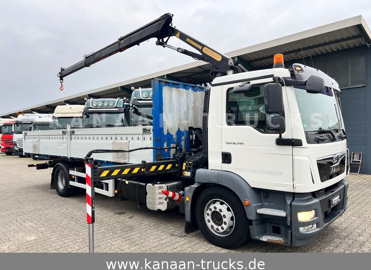 MAN TGM 18.340 LL BDF PK9002 Pritsche EURO6 - משאית מנוף: תמונה 1 MAN TGM 18.340 LL BDF PK9002 Pritsche EURO6 - משאית מנוף: תמונה 1