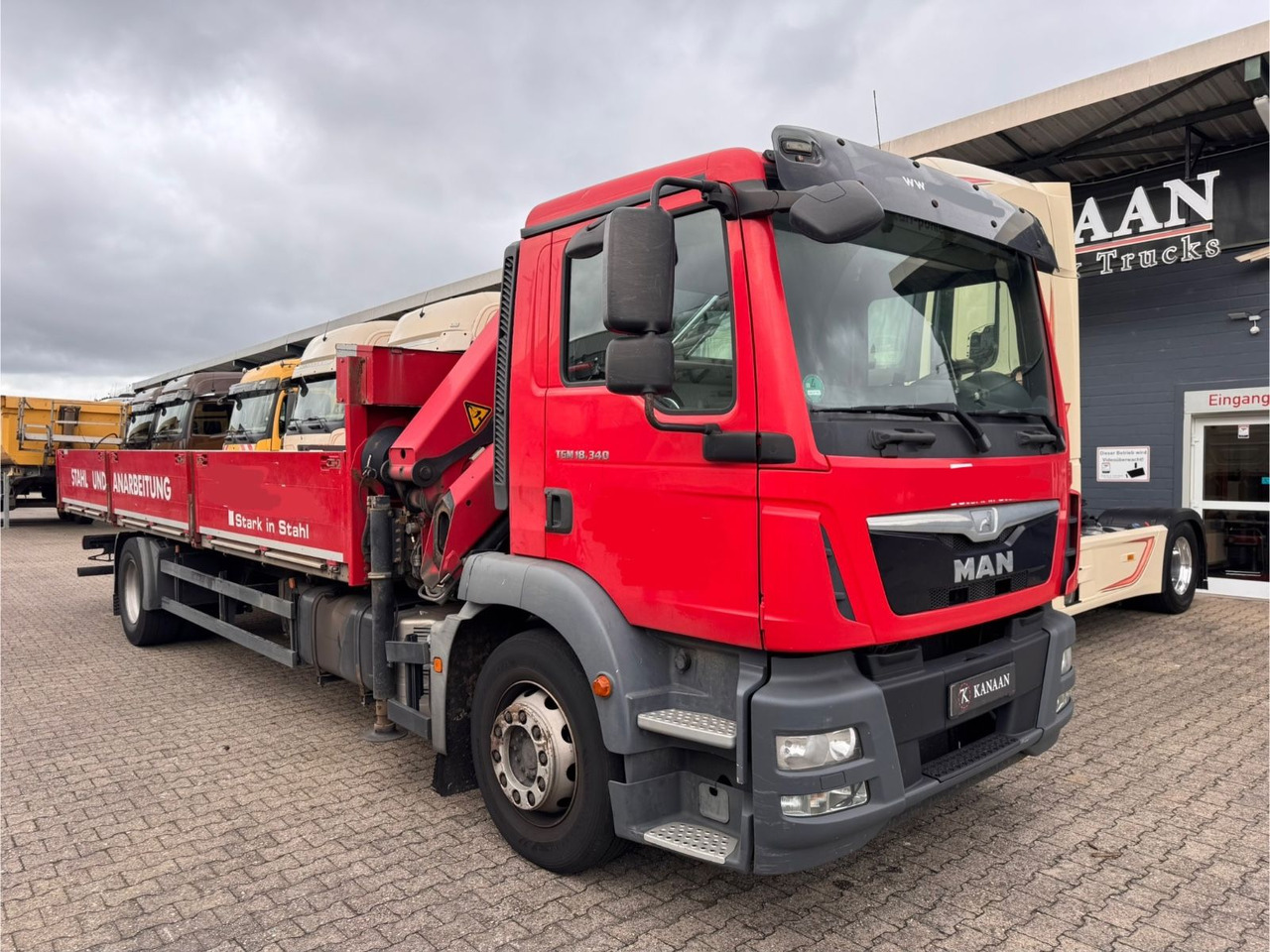 MAN TGM 18.340 Langmaterial Palfinger PK13001K Funk - משאית מנוף: תמונה 2 MAN TGM 18.340 Langmaterial Palfinger PK13001K Funk - משאית מנוף: תמונה 2