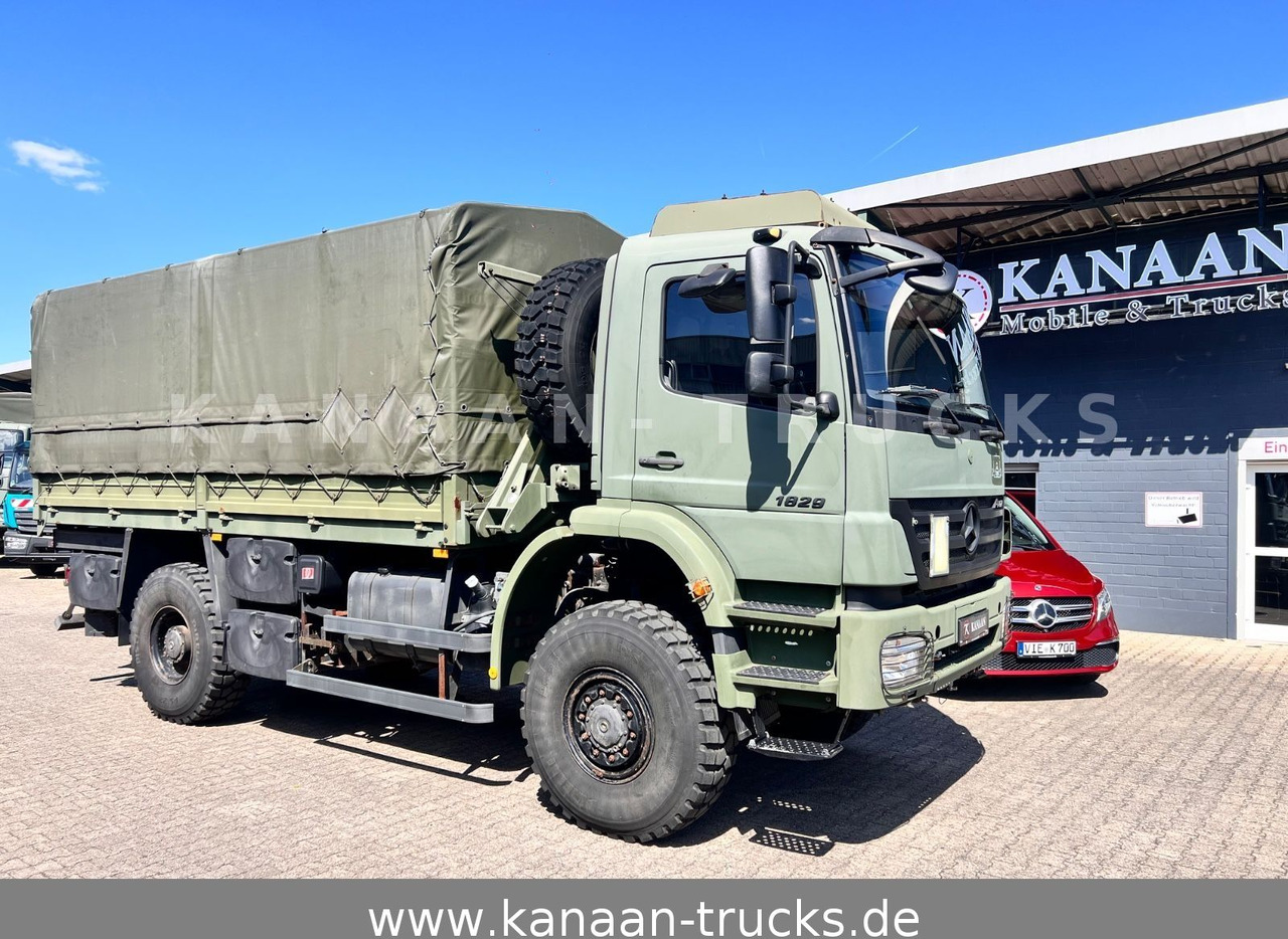 Mercedes-Benz 1829 A Axor 4x4 EX- 31 TKM Camper Expedi - משאית וילונות צד: תמונה 1 Mercedes-Benz 1829 A Axor 4x4 EX- 31 TKM Camper Expedi - משאית וילונות צד: תמונה 1