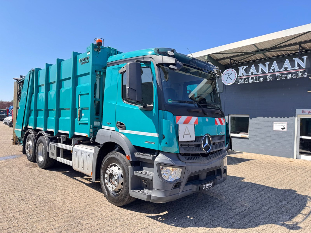 Mercedes-Benz 2533 Antos Müllwagen Zöller ATM bei 90Tkm - משאית אשפה: תמונה 1 Mercedes-Benz 2533 Antos Müllwagen Zöller ATM bei 90Tkm - משאית אשפה: תמונה 1