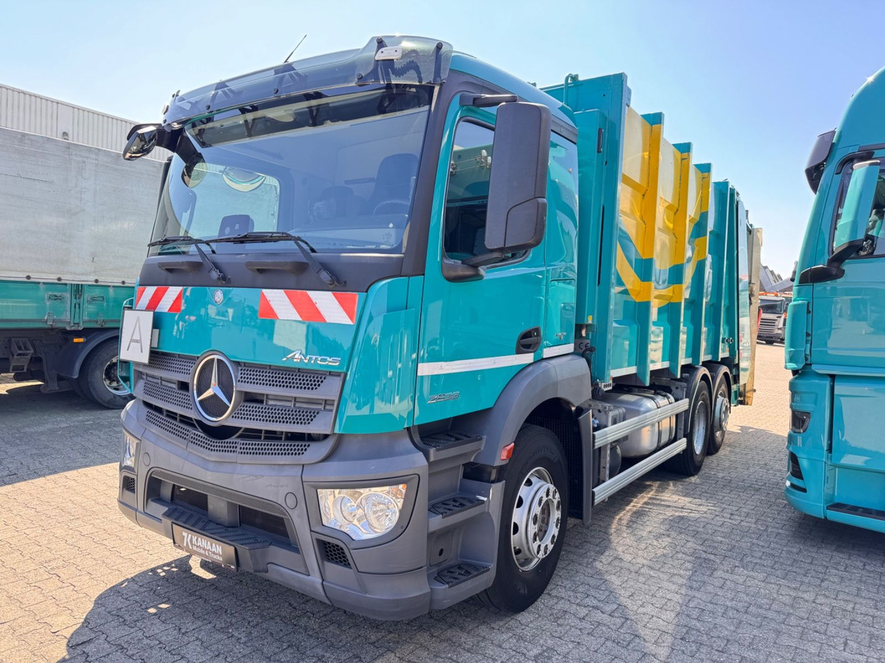 Mercedes-Benz 2533 Antos Müllwagen Zöller ATM bei 90Tkm - משאית אשפה: תמונה 2 Mercedes-Benz 2533 Antos Müllwagen Zöller ATM bei 90Tkm - משאית אשפה: תמונה 2