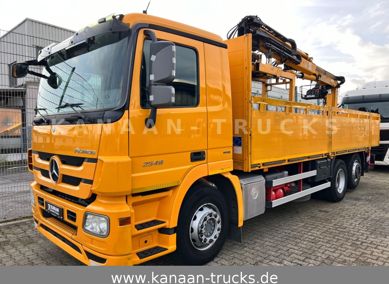 Mercedes-Benz Actros L 2548 6x2 Retarder ATLAS AK165.2VB - משאית מנוף: תמונה 1 Mercedes-Benz Actros L 2548 6x2 Retarder ATLAS AK165.2VB - משאית מנוף: תמונה 1