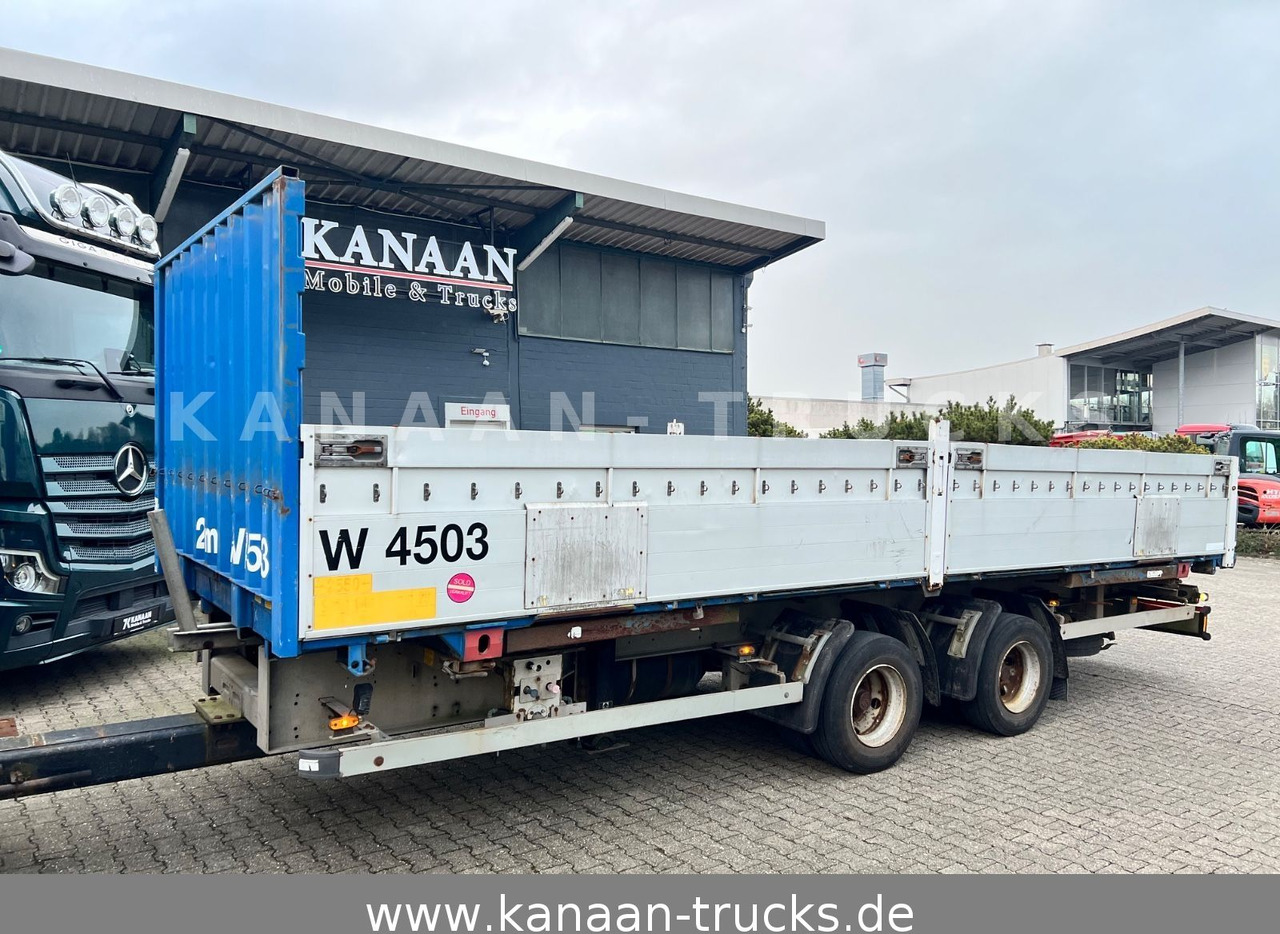 Wecon AWZ 218 LZ Tandem BDF Pritsche - קרון נגרר מוביל מכולות/ החלפת גוף: תמונה 1 Wecon AWZ 218 LZ Tandem BDF Pritsche - קרון נגרר מוביל מכולות/ החלפת גוף: תמונה 1